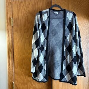 Croft & Barrow Monochrome Knit Sweater Size Large